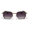 Rectangle Sunglasses for Men & Women (Brown Lens | Golden Frame - MG7845)