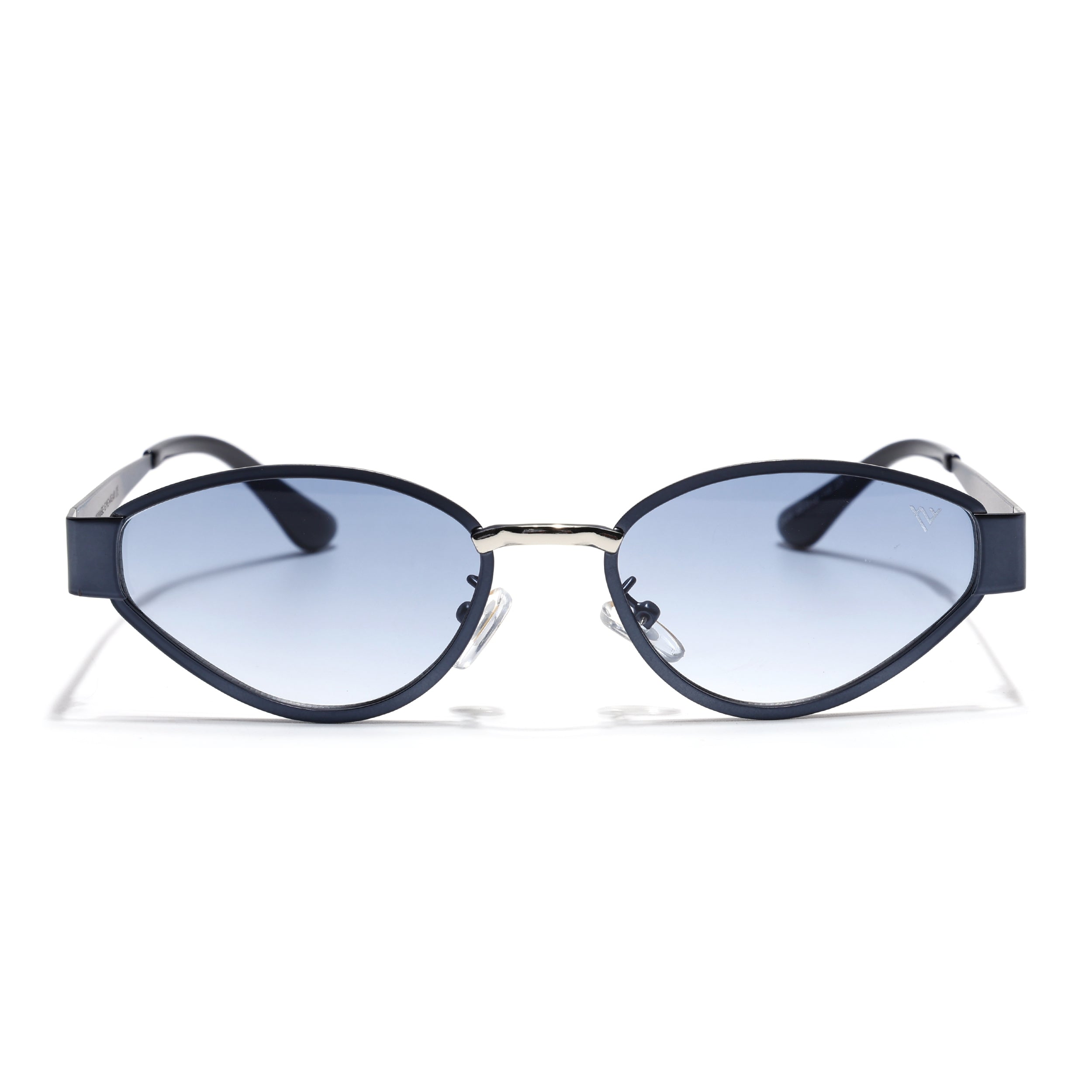 Cateye Sunglasses for Women (Blue & Clear Lens | Blue Frame - MG7545)