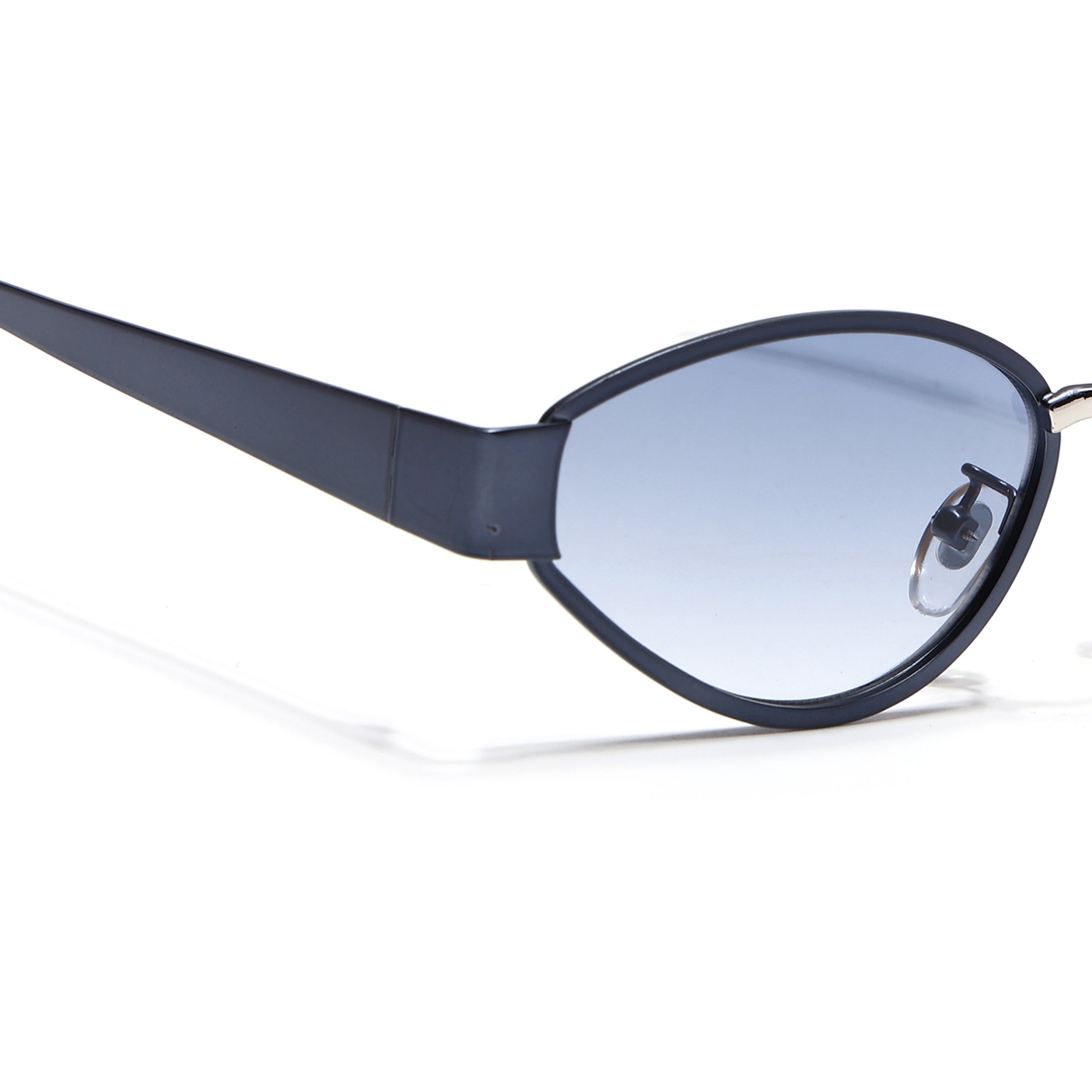 Cateye Sunglasses for Women (Blue & Clear Lens | Blue Frame - MG7545)