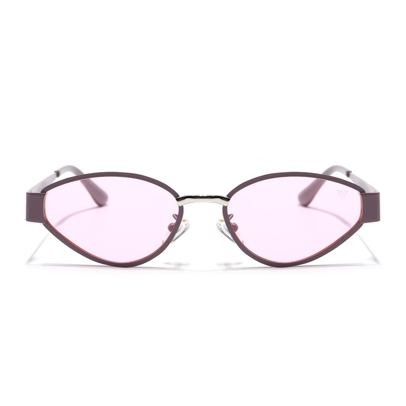 Cateye Sunglasses for Women (Pink Lens | Pink Frame - MG7546)