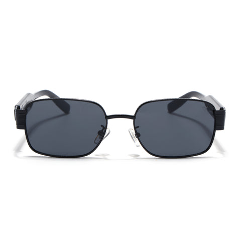 Charon | Black Rectangle Sunglasses | Black Frame - MG9200