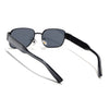 Charon | Black Rectangle Sunglasses | Black Frame - MG9200