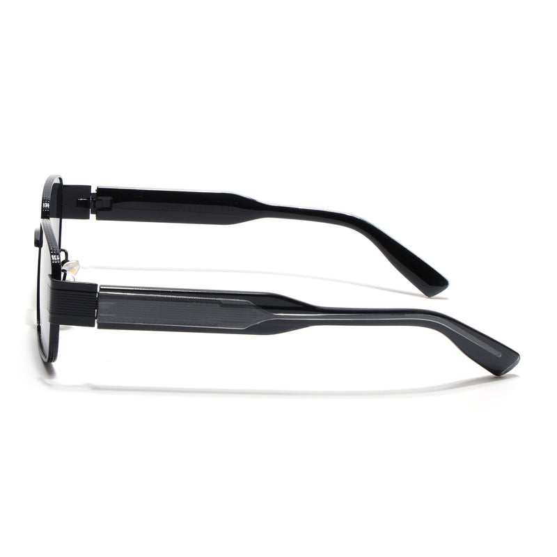 Charon | Black Rectangle Sunglasses | Black Frame - MG9200