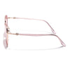 Voyage Select Square Sunglasses for Women (Pink & Clear Lens | Golden & Pink Frame - SLPMG6236)