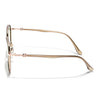 Voyage Select Square Sunglasses for Women (Green & Clear Lens | Golden & Grey Frame - SLPMG6235)