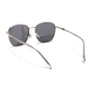 Voyage Select Square Sunglasses for Women (Black Lens | Silver & Black Frame - SLPMG6238)