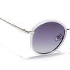 Voyage Select Round Sunglasses (Grey & Clear Lens | Transparent Grey Frame - SLPMG6216)