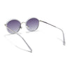 Voyage Select Round Sunglasses (Grey & Clear Lens | Transparent Grey Frame - SLPMG6216)