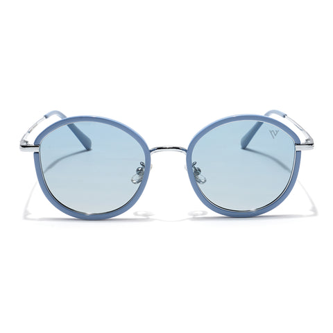 Voyage Select Round Sunglasses (Blue Lens | Blue Frame - SLPMG6217)