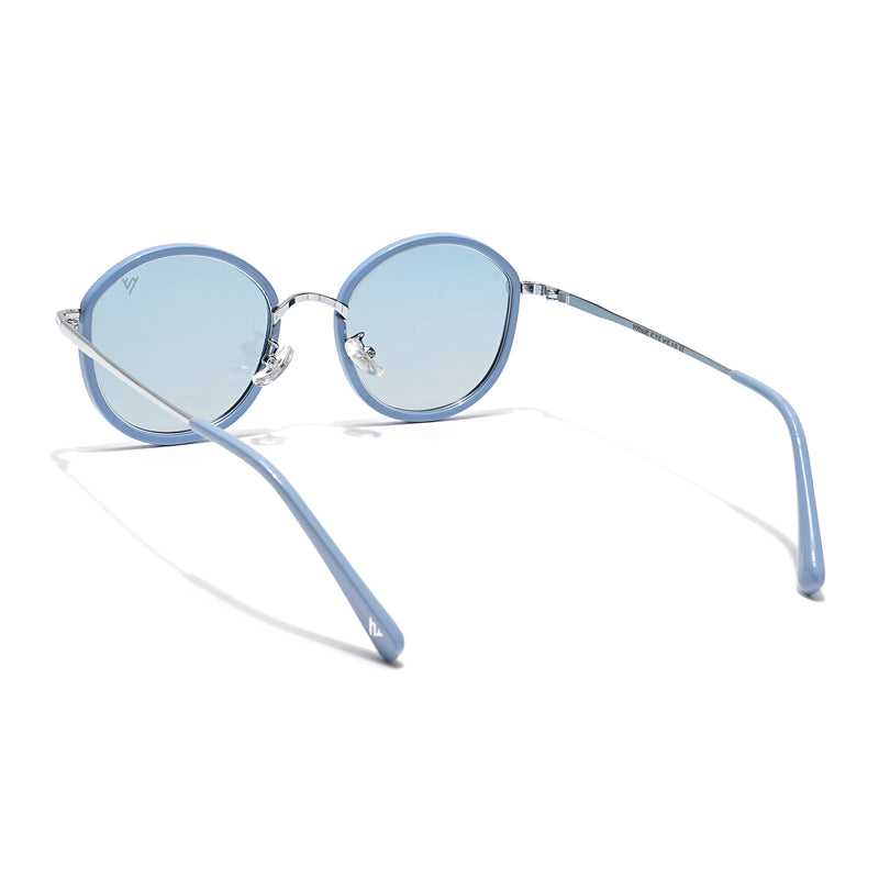 Voyage Select Round Sunglasses (Blue Lens | Blue Frame - SLPMG6217)