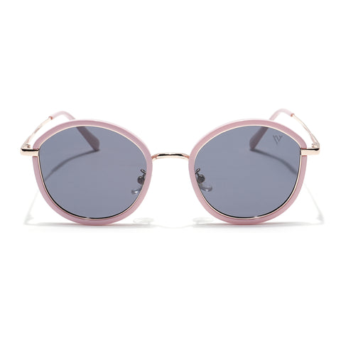 Voyage Select Round Sunglasses (Black Lens | Pink Frame - SLPMG6220)