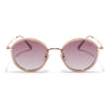 Voyage Select Round Sunglasses (Brown & Clear Lens | Brown Frame - SLPMG6221)