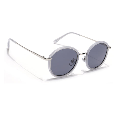 Voyage Select Round Sunglasses (Grey Lens | Grey Frame - SLPMG6222)