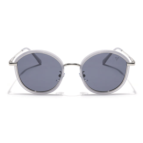 Voyage Select Round Sunglasses (Grey Lens | Grey Frame - SLPMG6222)