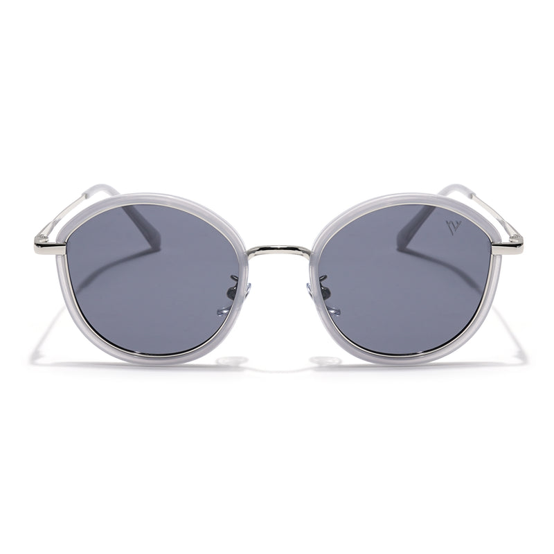 Voyage Select Round Sunglasses (Grey Lens | Grey Frame - SLPMG6222)