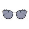 Voyage Select Cateye Sunglasses (Black Lens | Golden & Black Frame - SLPMG6242)