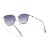 Voyage Select Cateye Sunglasses (Grey & Clear Lens | Silver & Grey Frame - SLPMG6243)