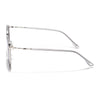 Voyage Select Cateye Sunglasses (Grey & Clear Lens | Silver & Grey Frame - SLPMG6243)