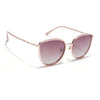 Voyage Select Cateye Sunglasses (Light Pink Lens | Golden & Light Pink Frame - SLPMG6246)