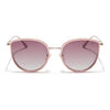 Voyage Select Cateye Sunglasses (Light Pink Lens | Golden & Light Pink Frame - SLPMG6246)