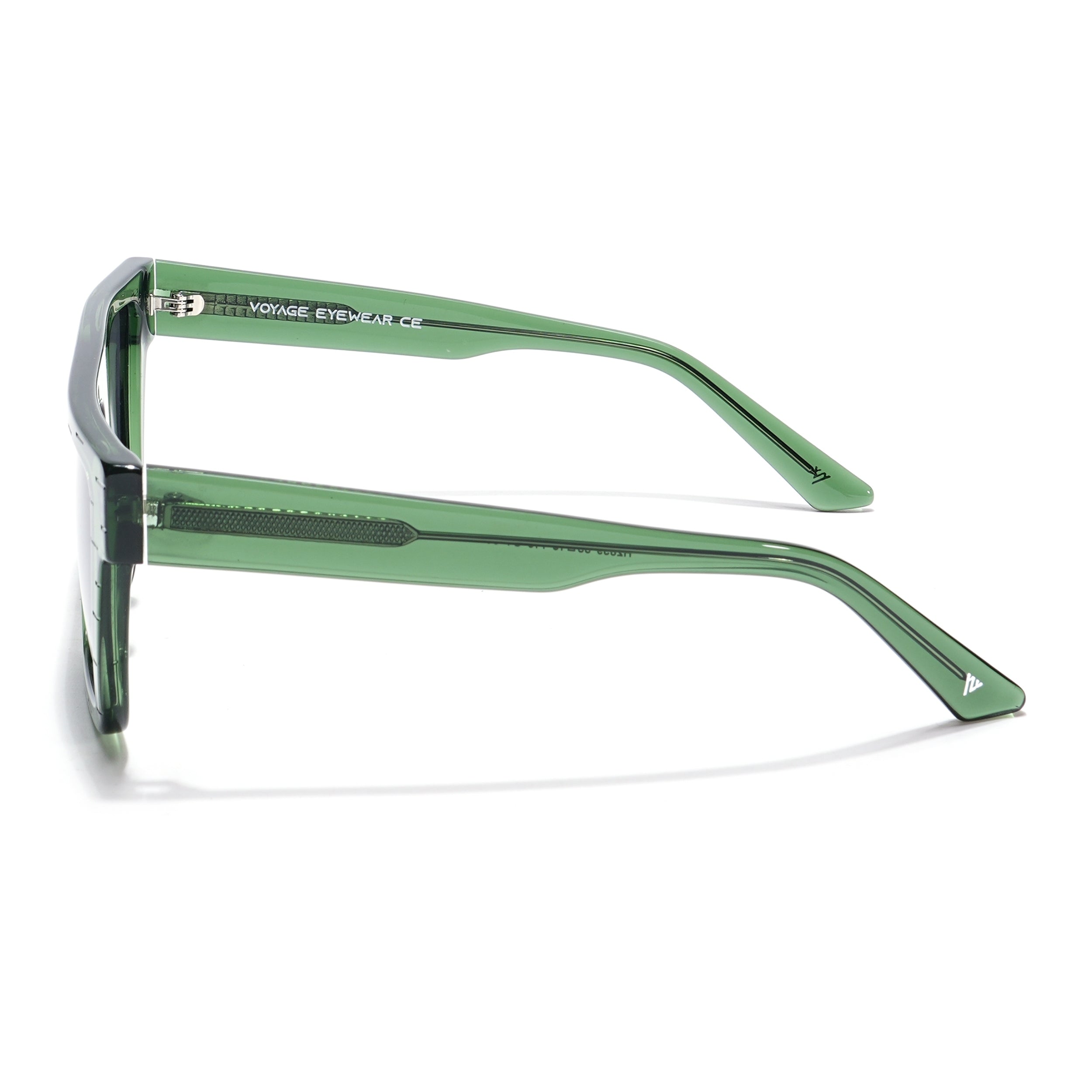 Voyage Select Wayfarer Sunglasses (Black Lens | Green Frame - SLPMG5866)