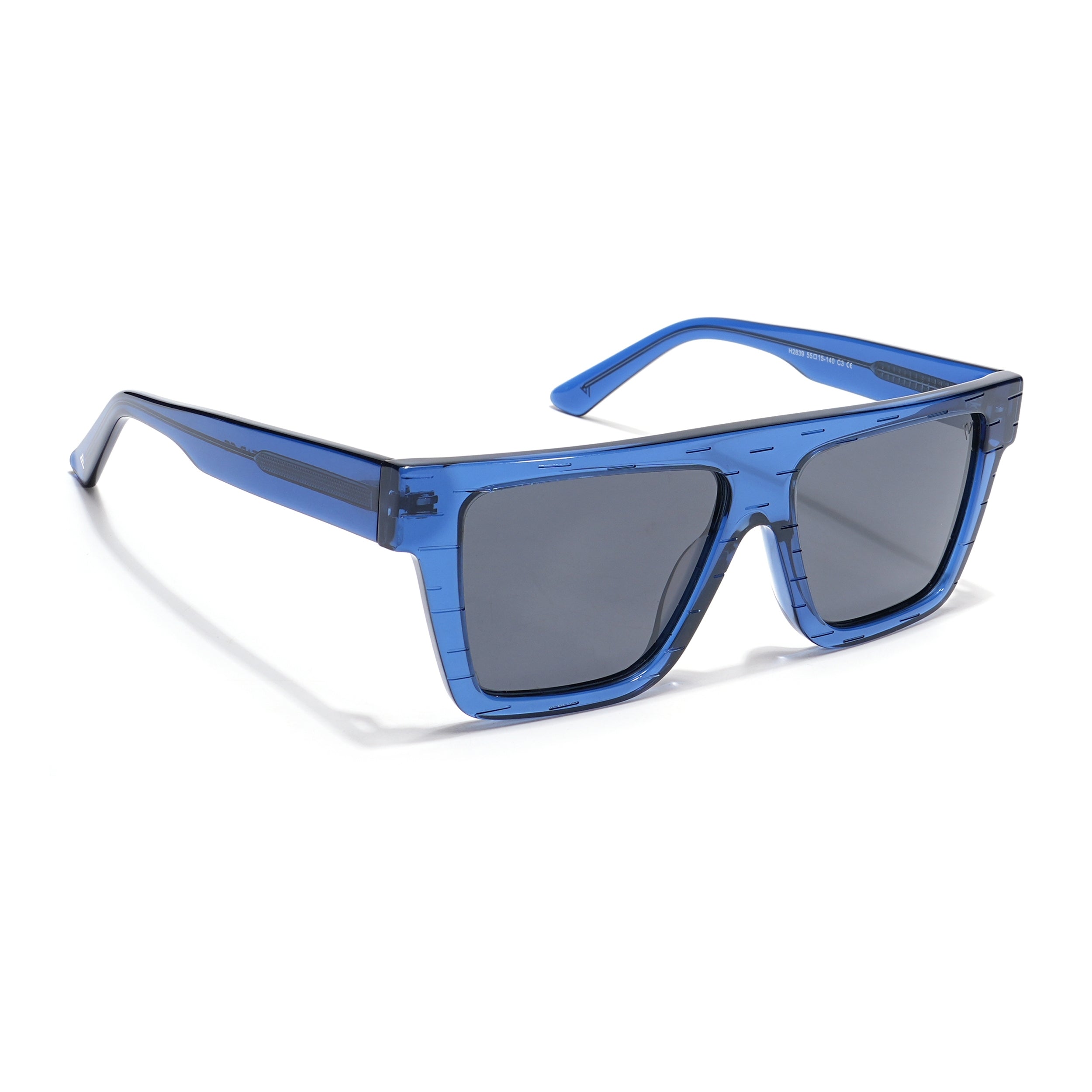 Voyage Select Wayfarer Sunglasses (Black Lens | Blue Frame - SLPMG5868)