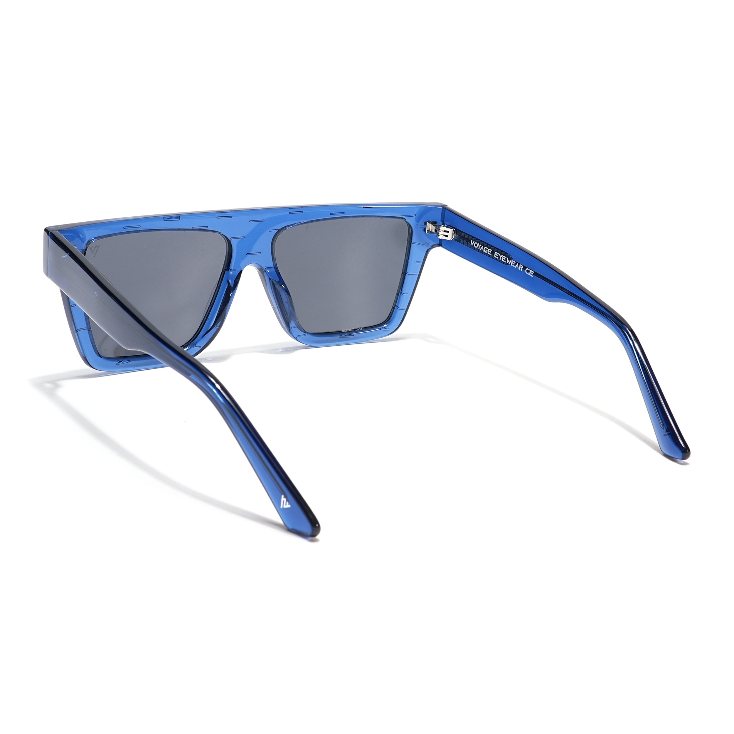 Voyage Select Wayfarer Sunglasses (Black Lens | Blue Frame - SLPMG5868)