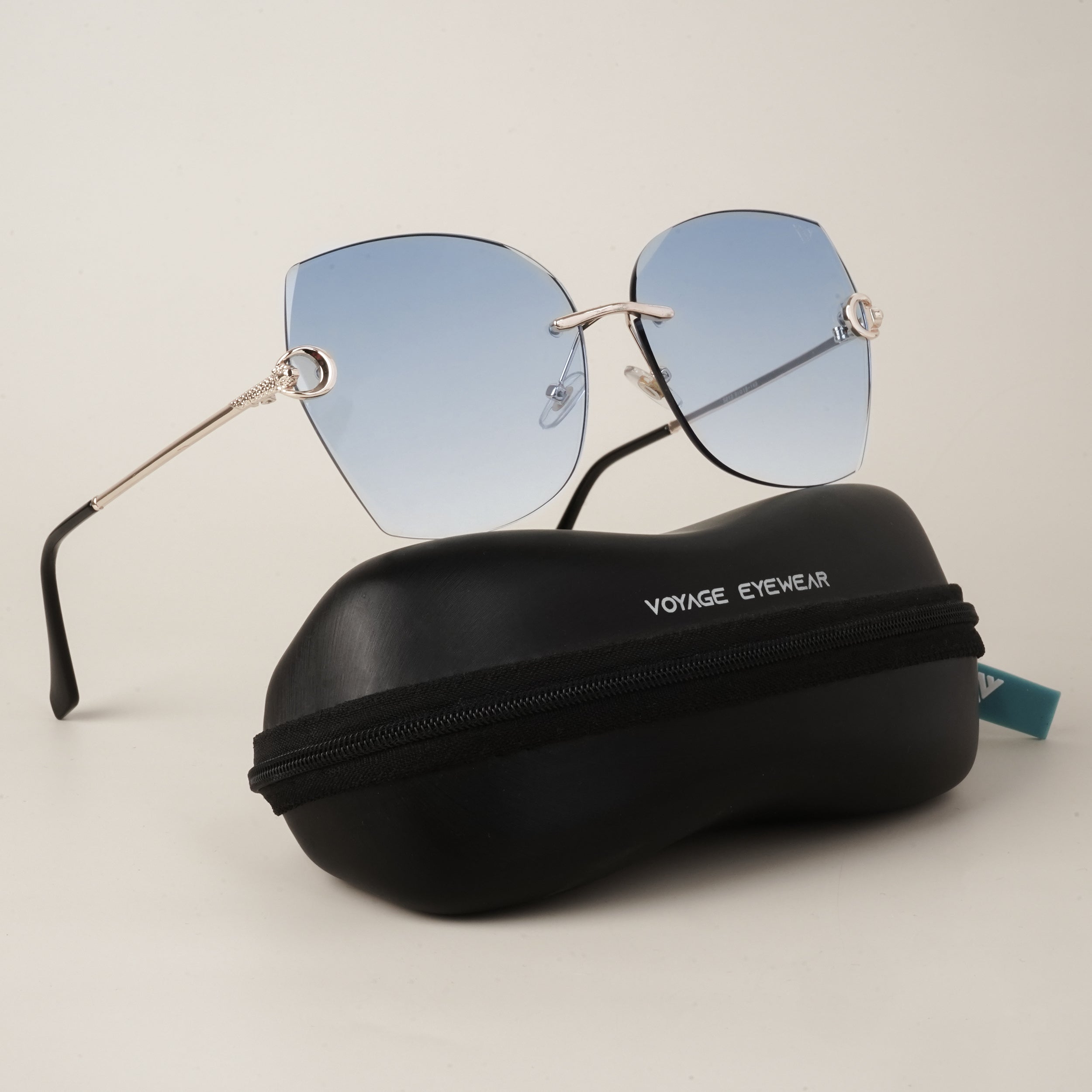 Voyage Blue Over Size Sunglasses - MG2880