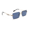 Rectangle Rimless Sunglasses - MG4217
