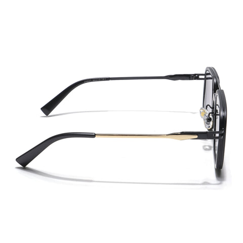 Dusk | Balck Wayfarer Sunglasses | Grey & Clear Lens - MG5861