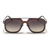 Dusk | Brown Wayfarer Sunglasses | Brown & Clear Lens - MG5864