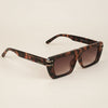 Rectangle Brown Sunglasses - MG4158