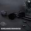 Photon | Shine Black Polarized Wayfarer Sunglasses (TR8023PMG4438)