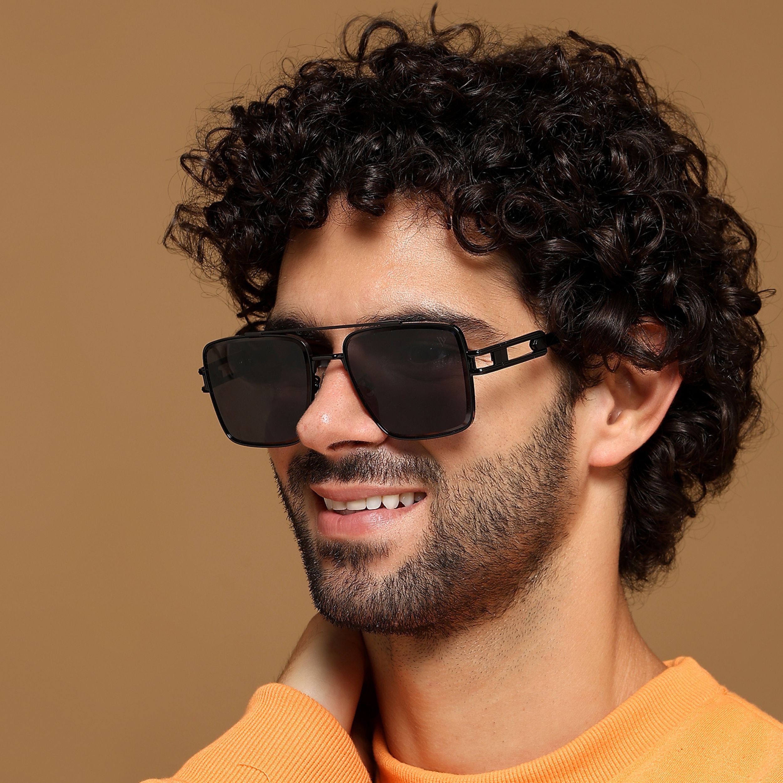 Wayfarer Sunglasses (Black Lens | Black Frame - MG5991)