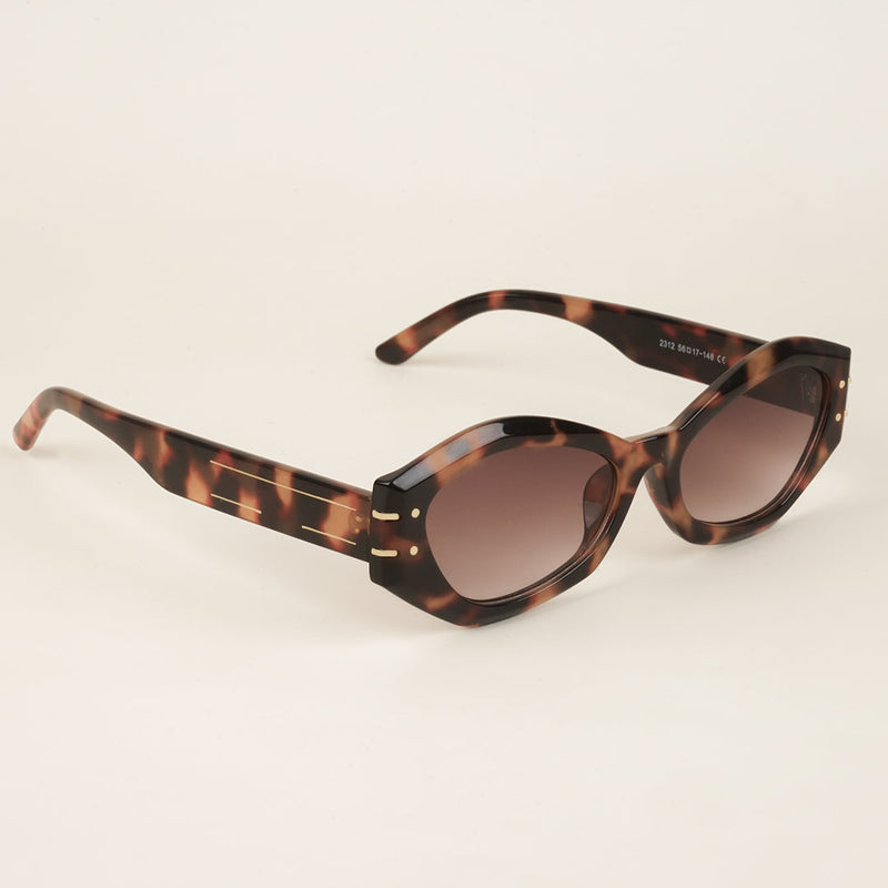 Oval Brown Sunglasses - MG4170