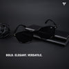 Polarized Black Round Sunglasses - PMG3720