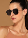 Rogue | Retro Square Black Sunglasses MG2968