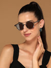 Milano | Transparent Grey Wayfarer Sunglasses | Grey Lens - MG7108