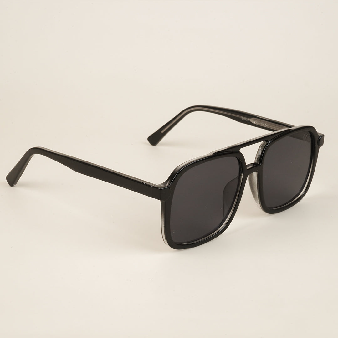 Voyage Black Wayfarer Sunglasses for Men & Women - MG4150