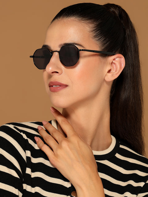Zeal | Black Round Sunglasses MG3771
