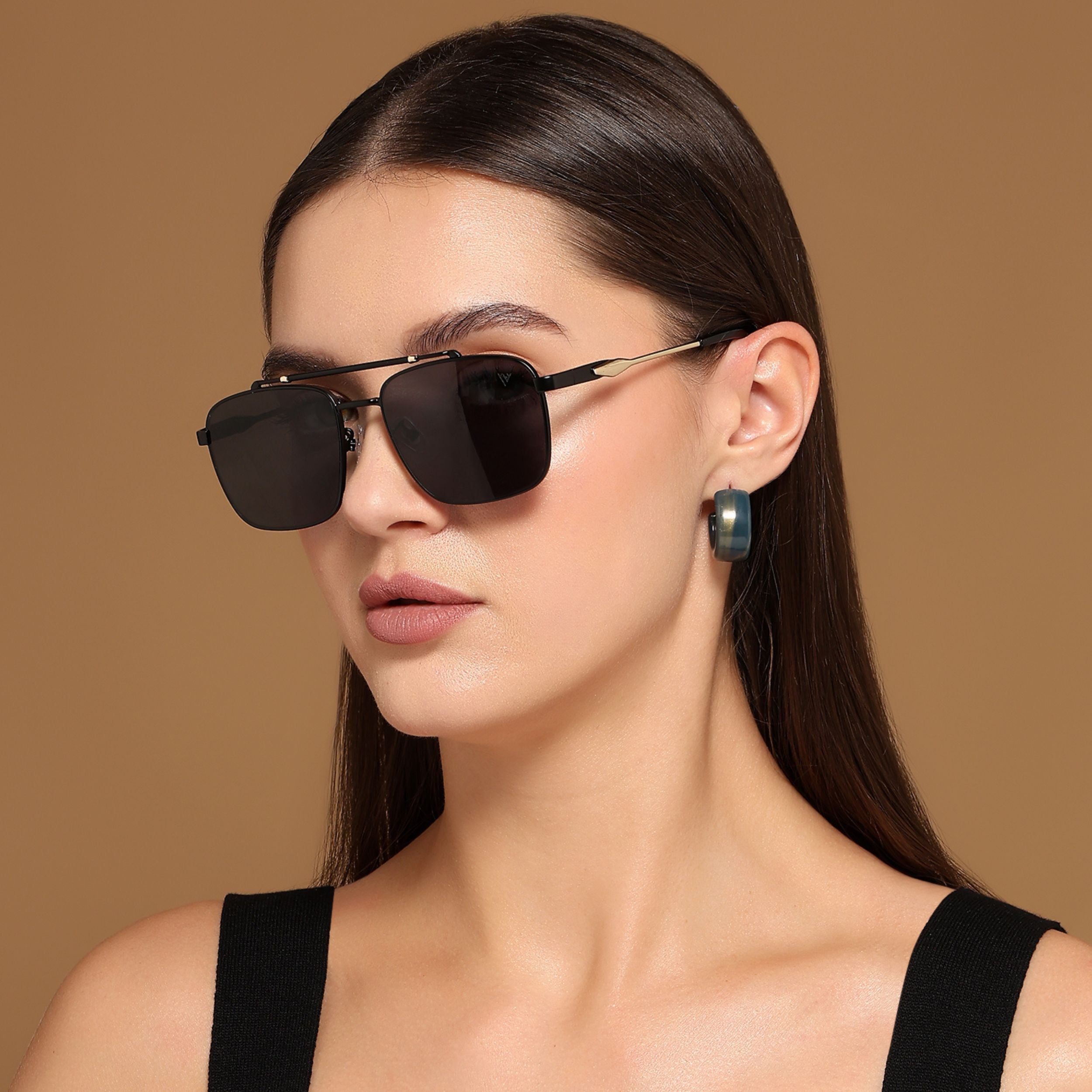 Wayfarer Sunglasses (Black Lens | Black Frame - MG6039)