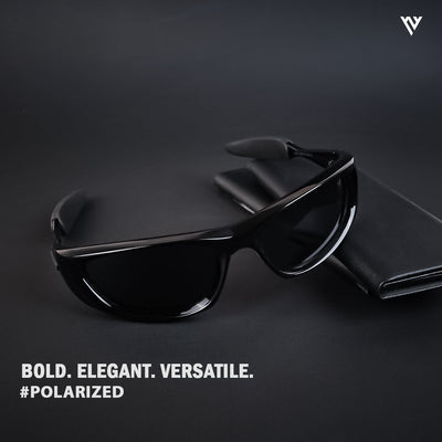 Echelon | Black Polarized Sunglasses - PMG4020