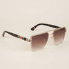 Wayfarer Brown & Clear Sunglasses - MG4176