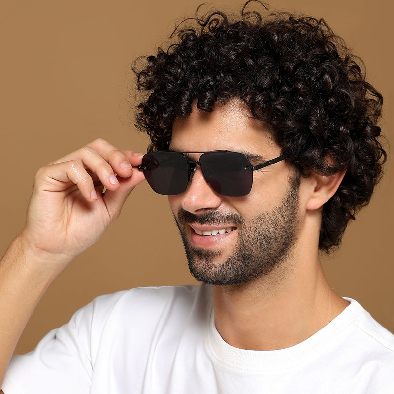 Wayfarer Sunglasses (Black Lens | Black Frame - MG6026)