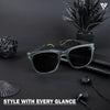Active Green Polarized Wayfarer Sunglasses - PMG4468