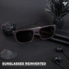 Wayfarer Brown Polarized Sunglasses - PMG4449