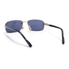 Satan | Smoked Black Rimless Sunglasses | Golden Frame - MG6616