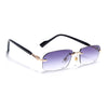 Satan | Violet Rimless Sunglasses | Golden Frame - MG6619