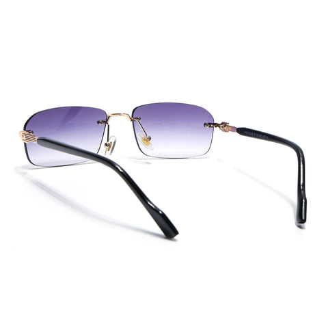 Satan | Violet Rimless Sunglasses | Golden Frame - MG6619