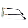 Satan | Emerland Green Rimless Sunglasses | Golden Frame - MG6620